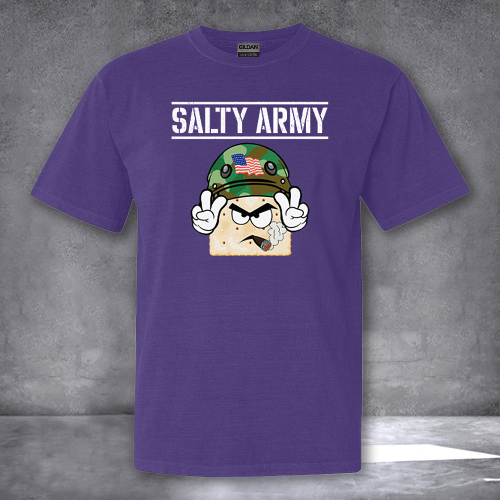 Salty Army Cracker T-Shirt Funny Graphic Shirt Gifts For Husband Salty Army Cracker T-Shirt Funny Graphic Shirt Gifts For Husband