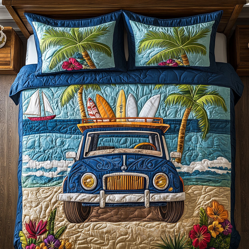 Sandbound Classic Quilted Bedding Set Duvet Cover Bed Sheet Set Father'S Day Gifts For Beach Lovers Sandbound Classic Quilted Bedding Set Duvet Cover Bed Sheet Set Father'S Day Gifts For Beach Lovers