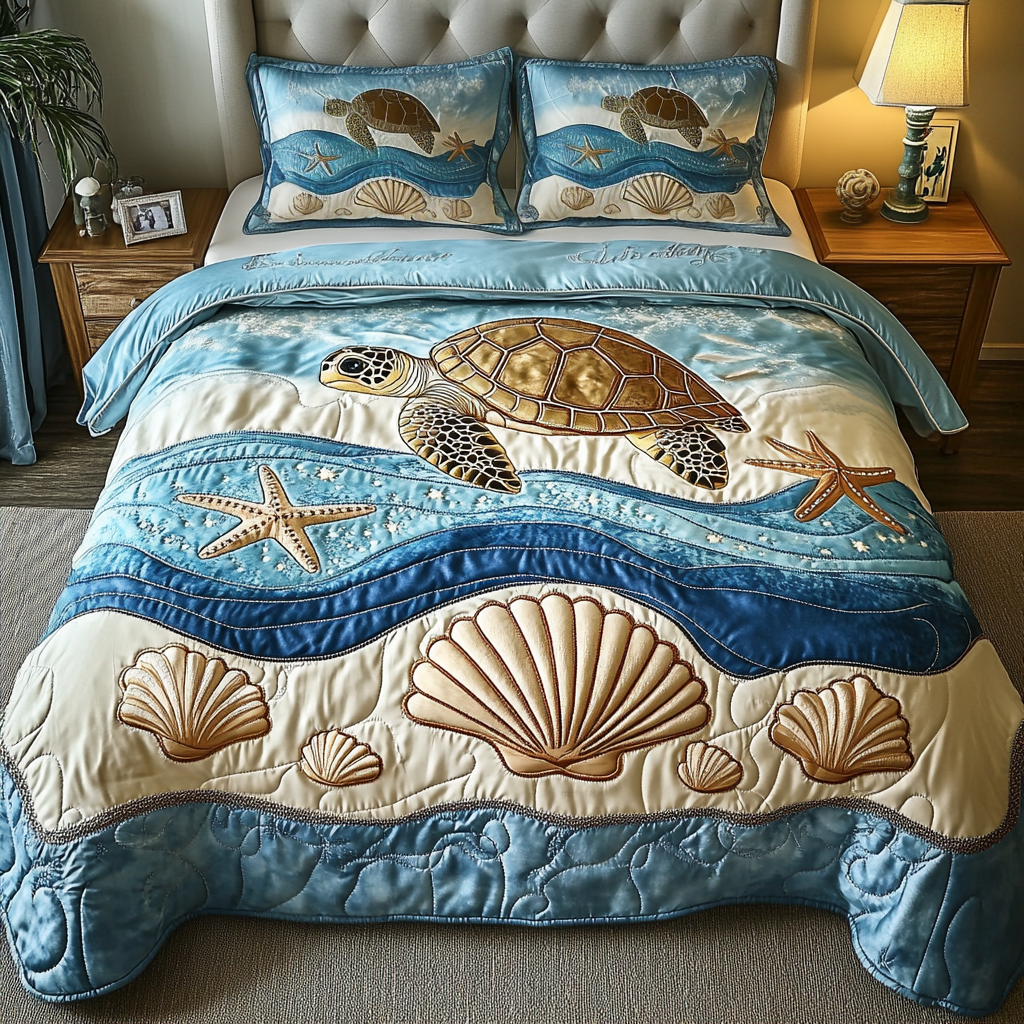 Sandy Toes Quilted Bedding Set Duvet Cover Bed Sheet Set Beach Housewarming Gifts Sandy Toes Quilted Bedding Set Duvet Cover Bed Sheet Set Beach Housewarming Gifts
