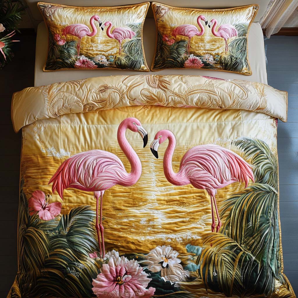 Sassy in Pink Quilted Bedding Set Duvet Cover Merch Awesome Flamingo Gifts Sassy in Pink Quilted Bedding Set Duvet Cover Merch Awesome Flamingo Gifts