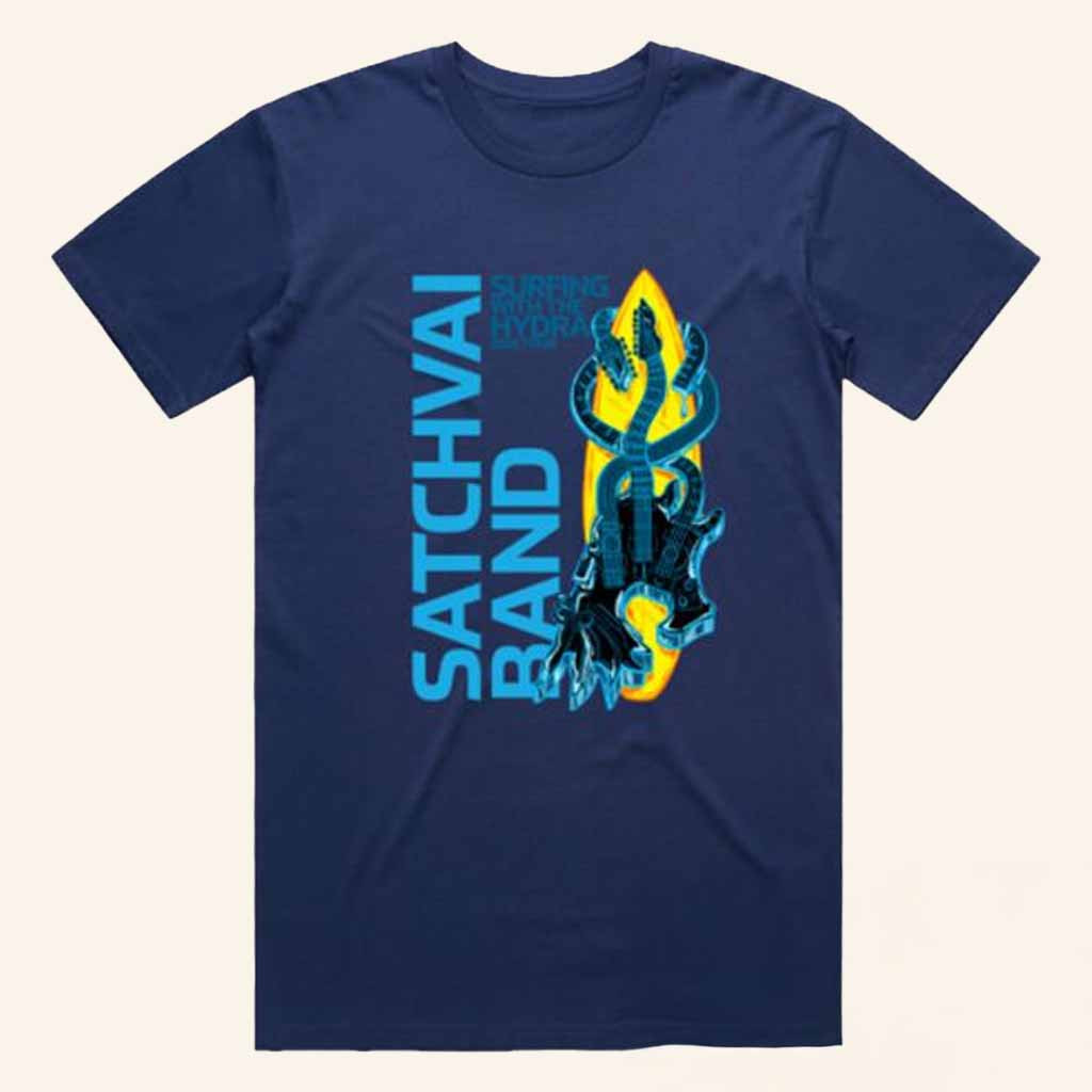 Satriani Merch Surfing With The Hydra Tour 2025 T-Shirt Gifts For Music Enthusiasts Satriani Merch Surfing With The Hydra Tour 2025 T-Shirt Gifts For Music Enthusiasts