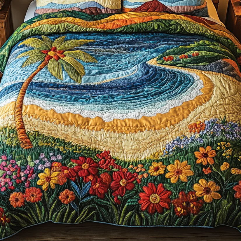 Sea Melody Quilted Blanket Cute Colorful Blanket Unique Gifts For Ocean Lovers Sea Melody Quilted Blanket Cute Colorful Blanket Unique Gifts For Ocean Lovers