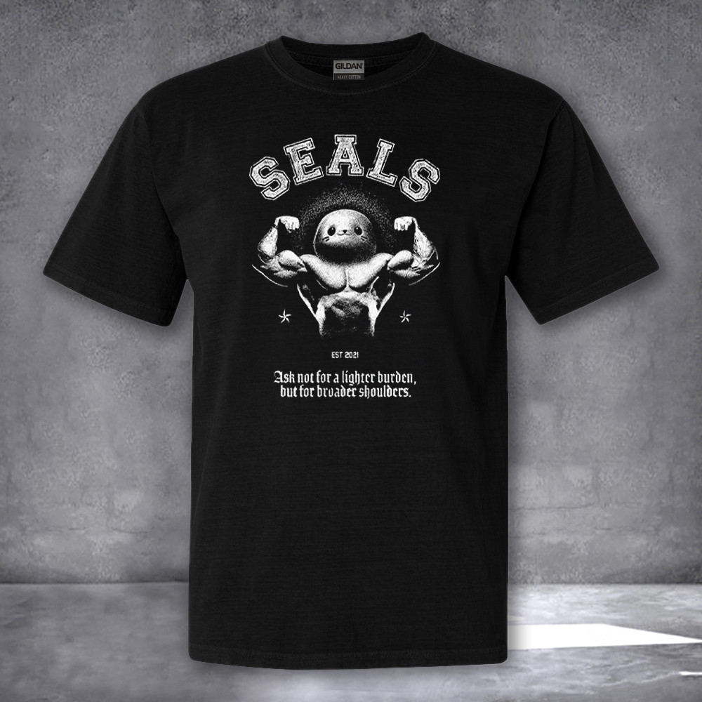Seals Est 2021 Ask Not For A Lighter Burden Shirt Funny T-Shirt Gifts For Gym Lovers Seals Est 2021 Ask Not For A Lighter Burden Shirt Funny T-Shirt Gifts For Gym Lovers