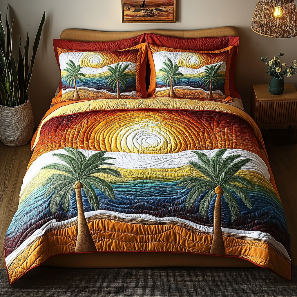 Seaside Mood Quilted Bedding Set Duvet Cover Bed Sheet Set Beach Gifts For Men Seaside Mood Quilted Bedding Set Duvet Cover Bed Sheet Set Beach Gifts For Men