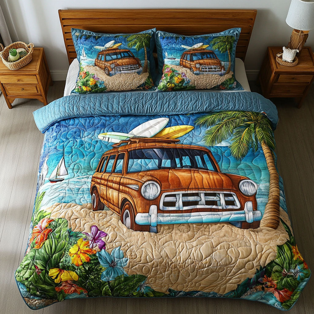 Seaside Ride Quilted Bedding Set Duvet Cover Bed Sheet Set Mothers Day Gift For Beach Lover Seaside Ride Quilted Bedding Set Duvet Cover Bed Sheet Set Mothers Day Gift For Beach Lover