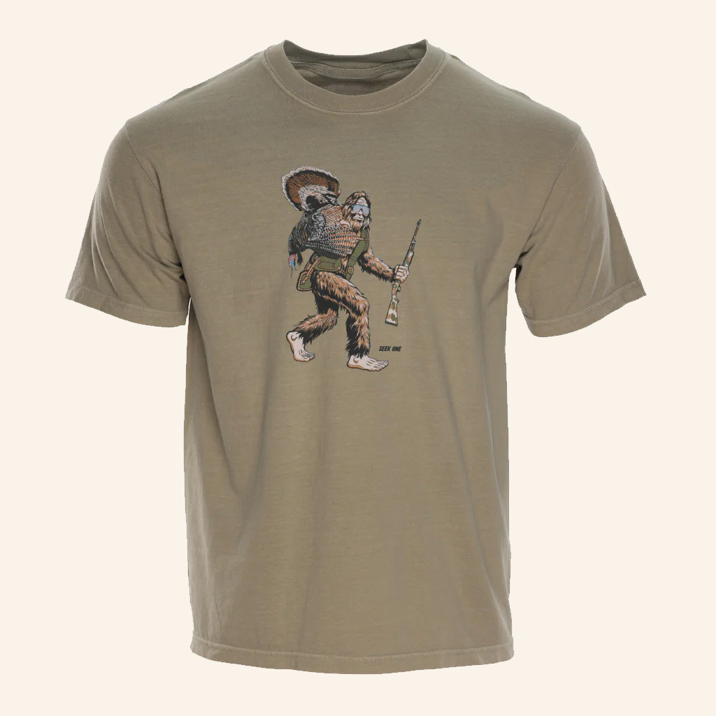 Seek One Merch Bigfoot Turkey Packout Shirt Gift Ideas For Outdoor Lovers Seek One Merch Bigfoot Turkey Packout Shirt Gift Ideas For Outdoor Lovers
