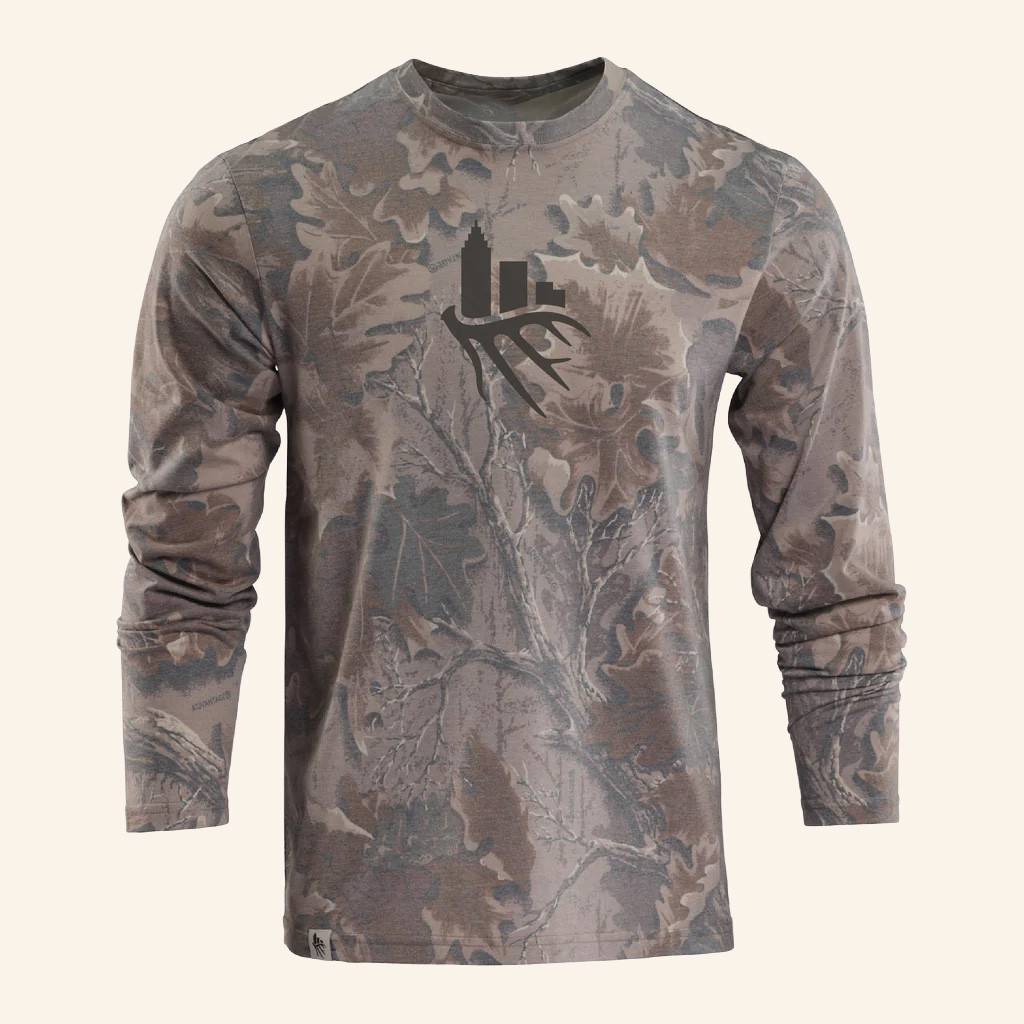 Seek One Merch Faded Camo Logo Long Sleeve T-Shirt Dad Christmas Gifts Seek One Merch Faded Camo Logo Long Sleeve T-Shirt Dad Christmas Gifts