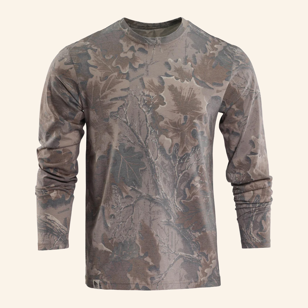 Seek One Merch Faded Camo Logo Long Sleeve T-Shirt Gift Ideas For Husband