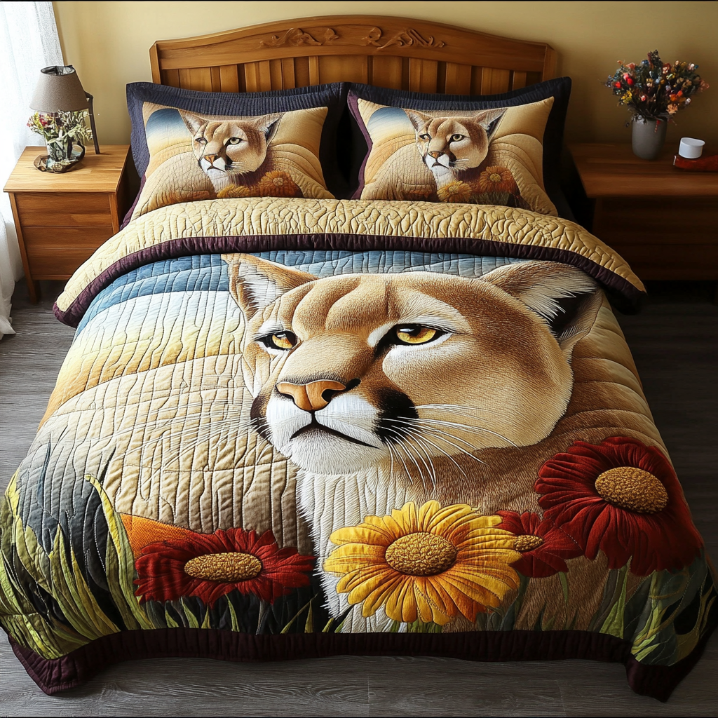 Serenade of the Wild Quilted Bedding Set Duvet Cover Bedspread Lion Gifts For Men Serenade of the Wild Quilted Bedding Set Duvet Cover Bedspread Lion Gifts For Men