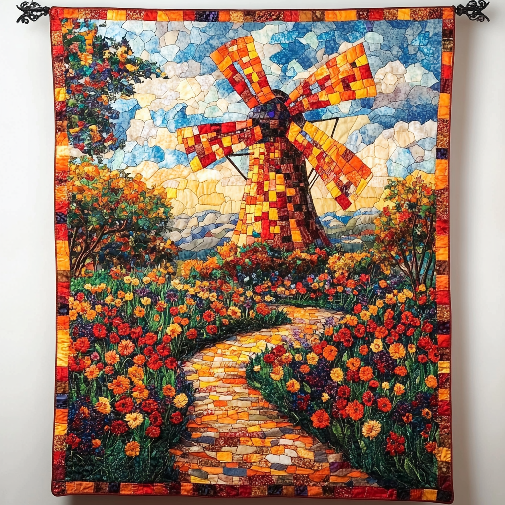 Serene Spinners Quilted Blanket Cute Colorful Blanket Christmas Present Ideas For Girlfriend