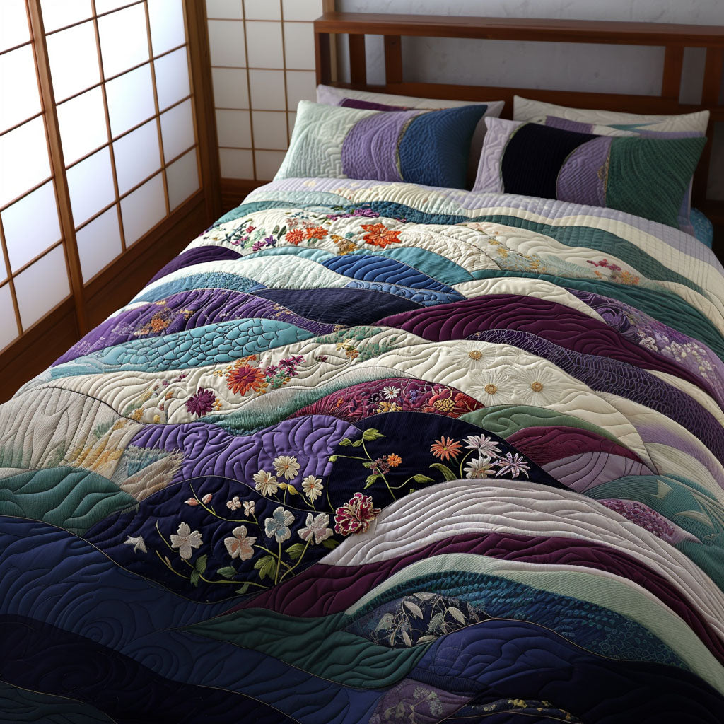 Serene Waters Quilted Bedding Set Duvet Cover Bed Sheet Set Fuji Mountain Japanese Gifts Serene Waters Quilted Bedding Set Duvet Cover Bed Sheet Set Fuji Mountain Japanese Gifts