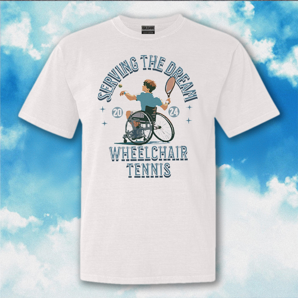 Serving The Dream Wheelchair Tennis Paralympics 2024 Shirt Tennis Lovers Gift For Fan Serving The Dream Wheelchair Tennis Paralympics 2024 Shirt Tennis Lovers Gift For Fan