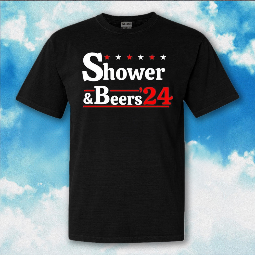 Shower And Beers 24 Shirt Sports Lover Funny Design T-Shirt Gifts For Friends Shower And Beers 24 Shirt Sports Lover Funny Design T-Shirt Gifts For Friends