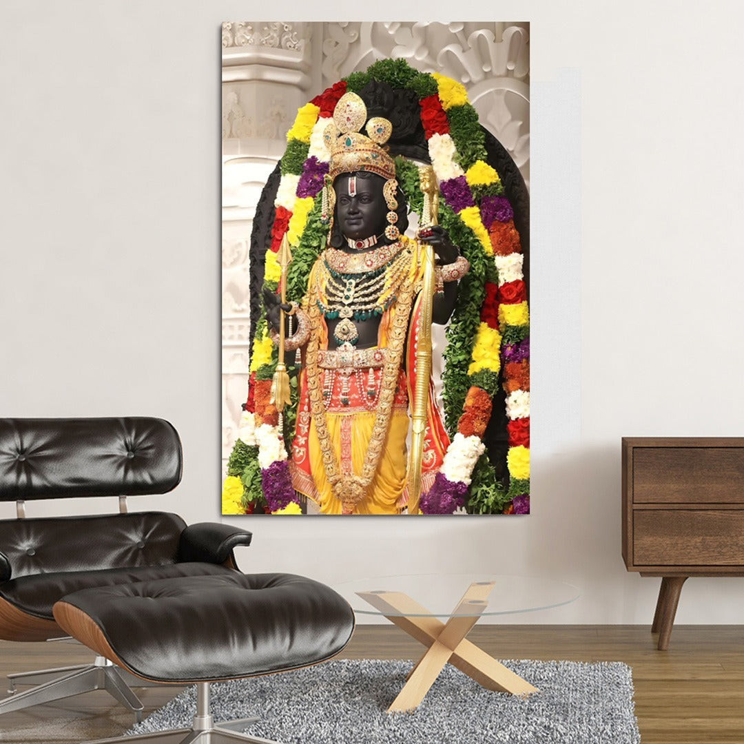 Shree Ram Lalla Poster Lord Ram Lalla Wall Art Poster Decor Gifts For Indian Shree Ram Lalla Poster Lord Ram Lalla Wall Art Poster Decor Gifts For Indian