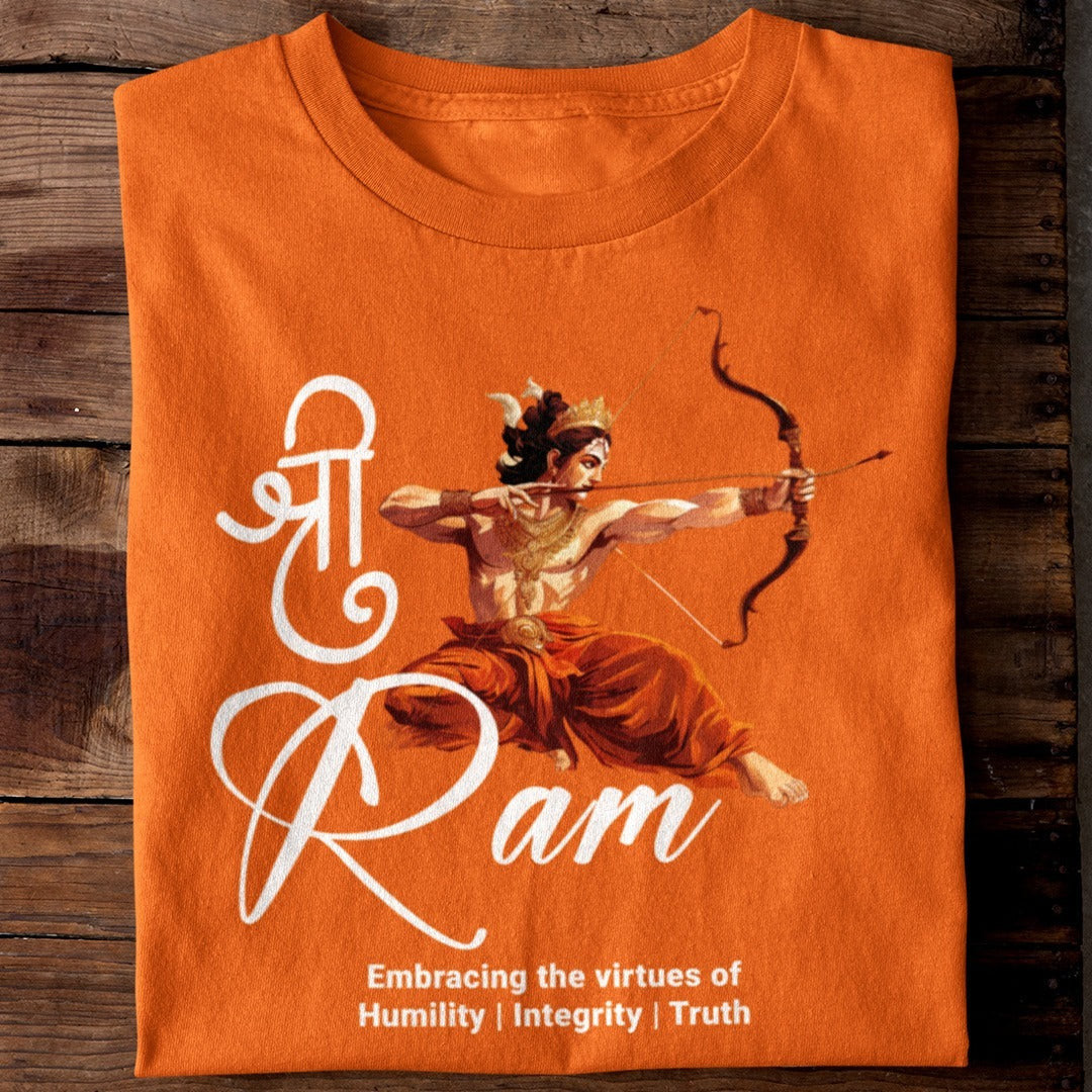Shree Ram Shirt Embracing The Virtues Of Humility Integrity Truth T-Shirt Shree Ram Shirt Embracing The Virtues Of Humility Integrity Truth T-Shirt