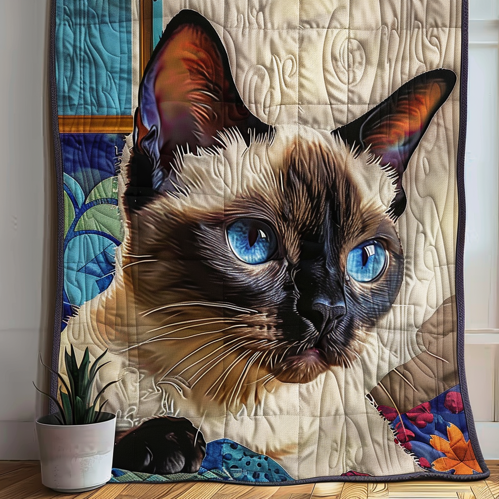 Siamese Cat Magic Quilted Blanket Sofa Throw Blanket Awesome Gifts For Cat Lovers Siamese Cat Magic Quilted Blanket Sofa Throw Blanket Awesome Gifts For Cat Lovers
