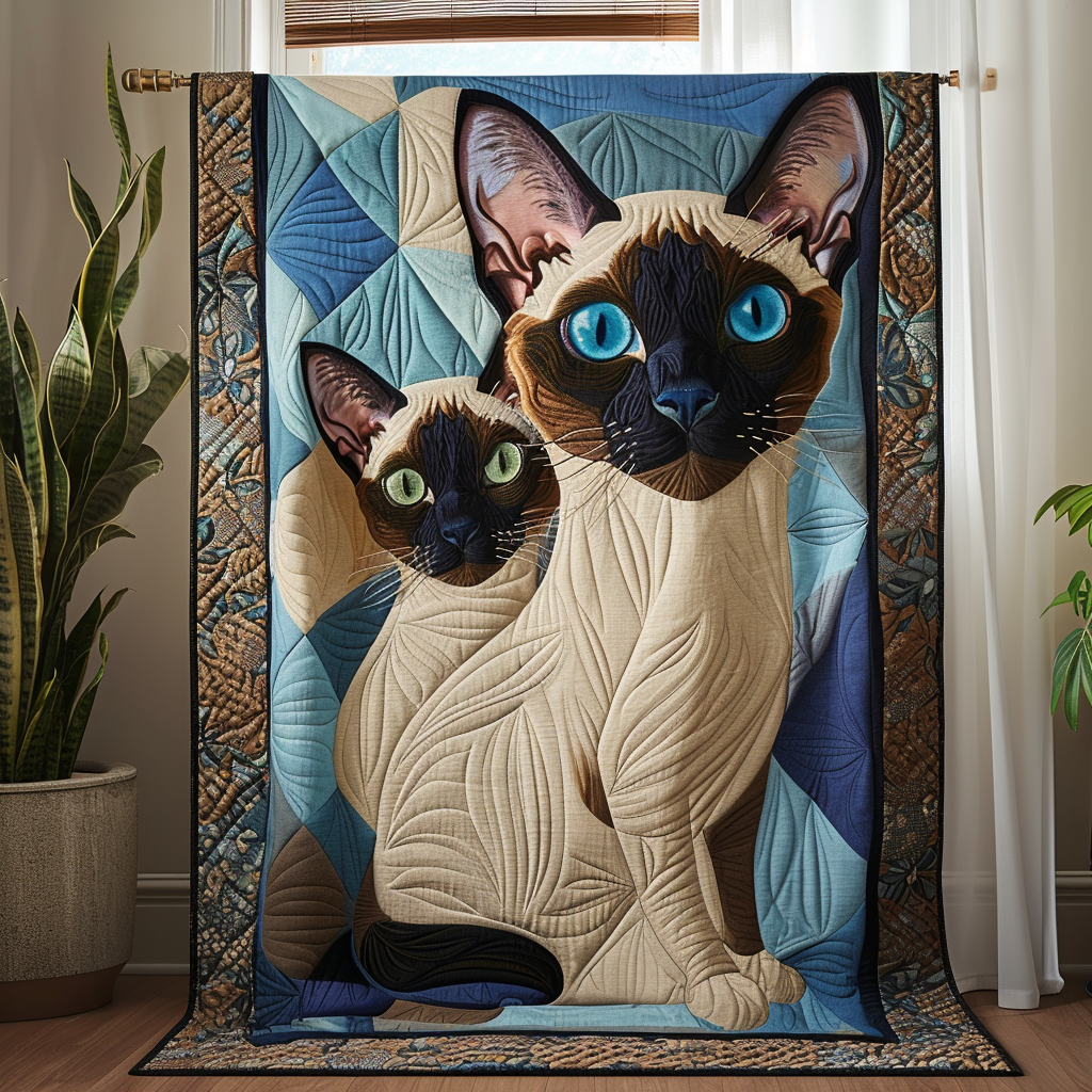 Siamese Cat Muse Quilted Blanket Sofa Throw Blanket Cat Lovers Shop Siamese Cat Muse Quilted Blanket Sofa Throw Blanket Cat Lovers Shop