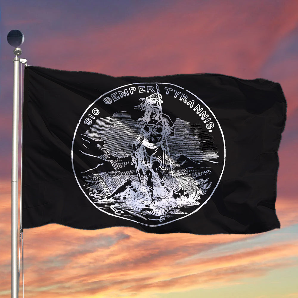 Sic Semper Tyrannis Flag Sic Semper Tyrannis Virginia State Flag For Sale Sic Semper Tyrannis Flag Sic Semper Tyrannis Virginia State Flag For Sale