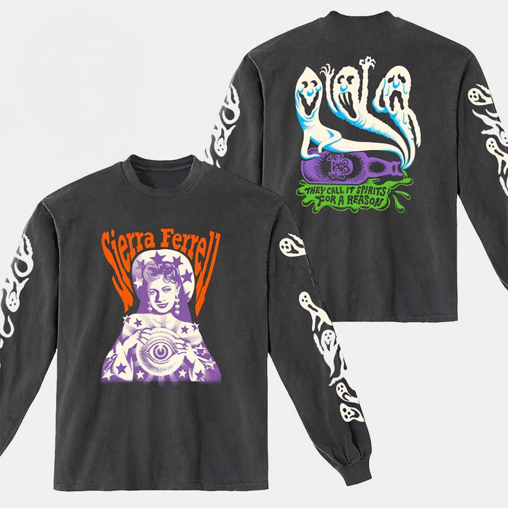 Sierra Ferrell Halloween 2025 Long Sleeve T-Shirt Fan Apparel Birthday Gifts For Music Lovers Sierra Ferrell Halloween 2025 Long Sleeve T-Shirt Fan Apparel Birthday Gifts For Music Lovers