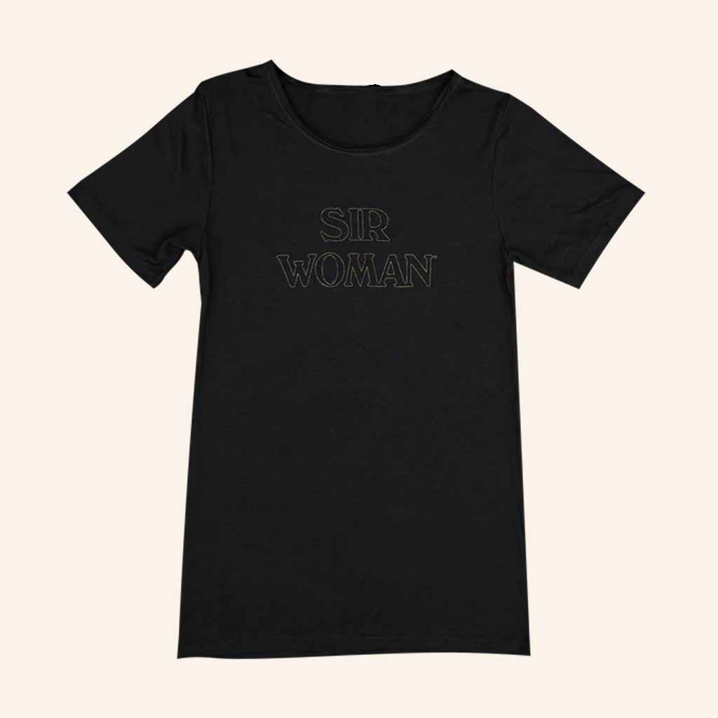 Sir Woman Merch Sir Woman Outline T-Shirt Christmas Gift Ideas For Friend Sir Woman Merch Sir Woman Outline T-Shirt Christmas Gift Ideas For Friend