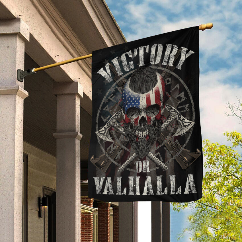 Skull Victory Of Valhalla Flag Patriotic Flag Right To Bear Arms Merchandise Skull Victory Of Valhalla Flag Patriotic Flag Right To Bear Arms Merchandise