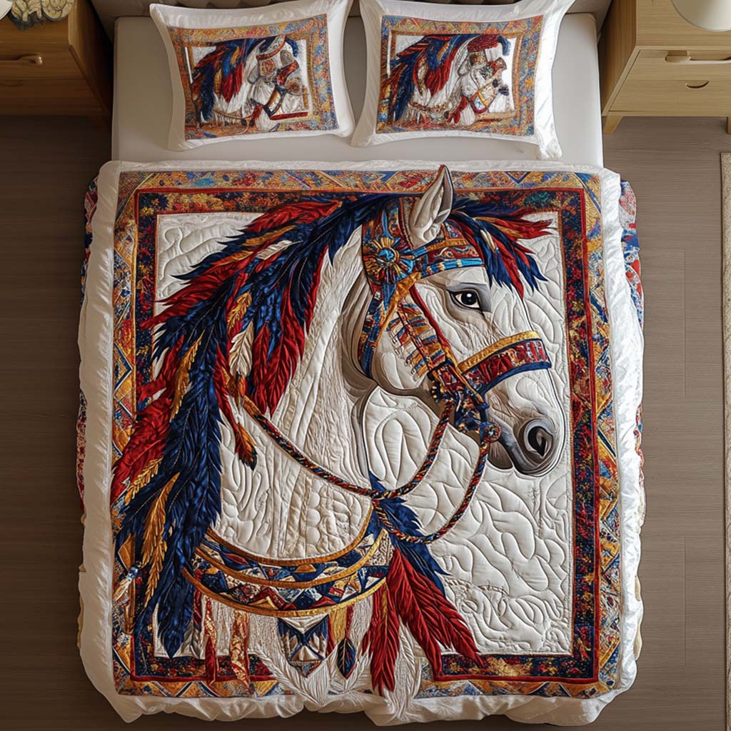 Sky Whisperer Quilted Bedding Set Duvet Cover Merch Gifts For Horse Lovers Men Sky Whisperer Quilted Bedding Set Duvet Cover Merch Gifts For Horse Lovers Men