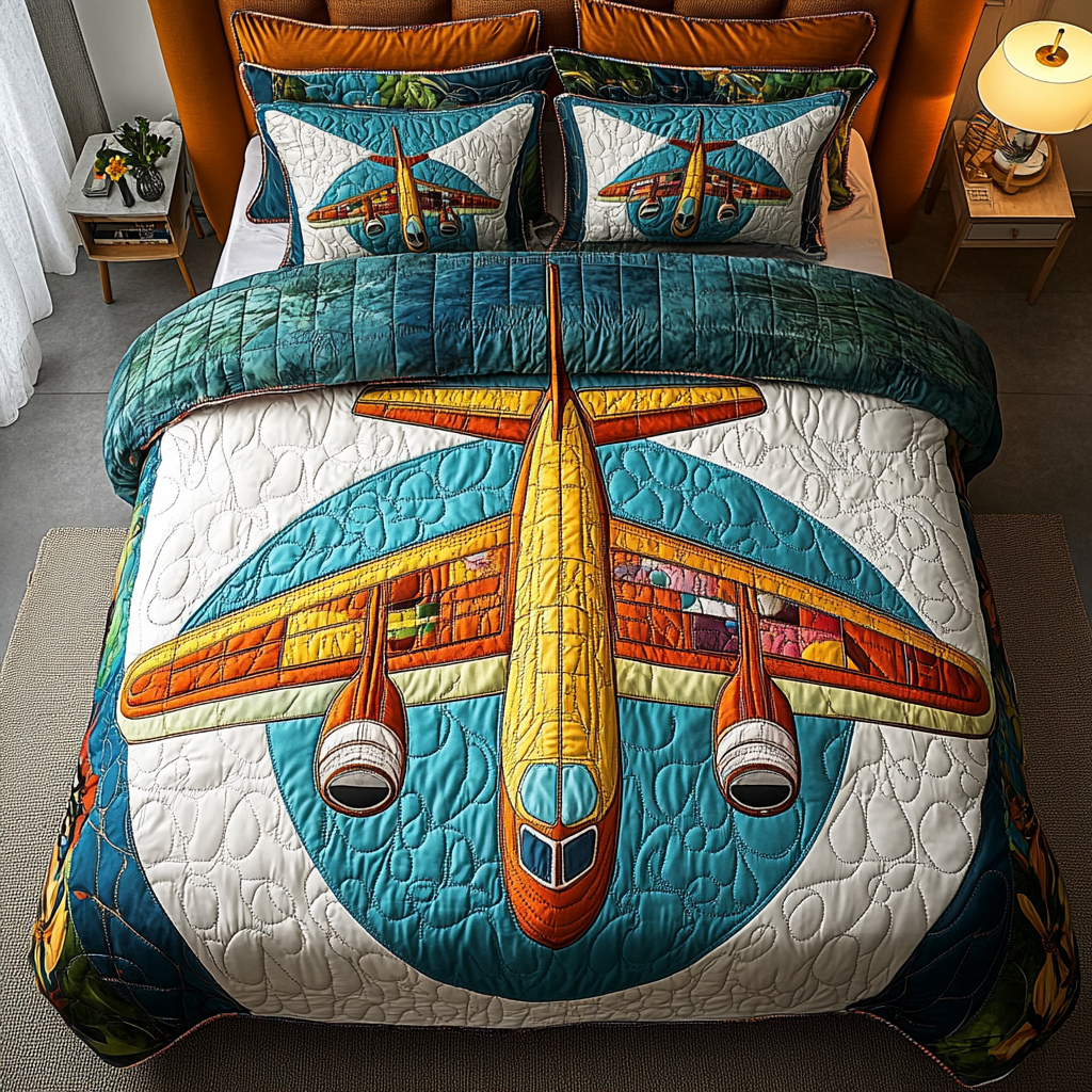 Skyward Airplane Quilted Bedding Set Duvet Cover Bedspreads Best Christmas Gifts For Mother In Law Skyward Airplane Quilted Bedding Set Duvet Cover Bedspreads Best Christmas Gifts For Mother In Law