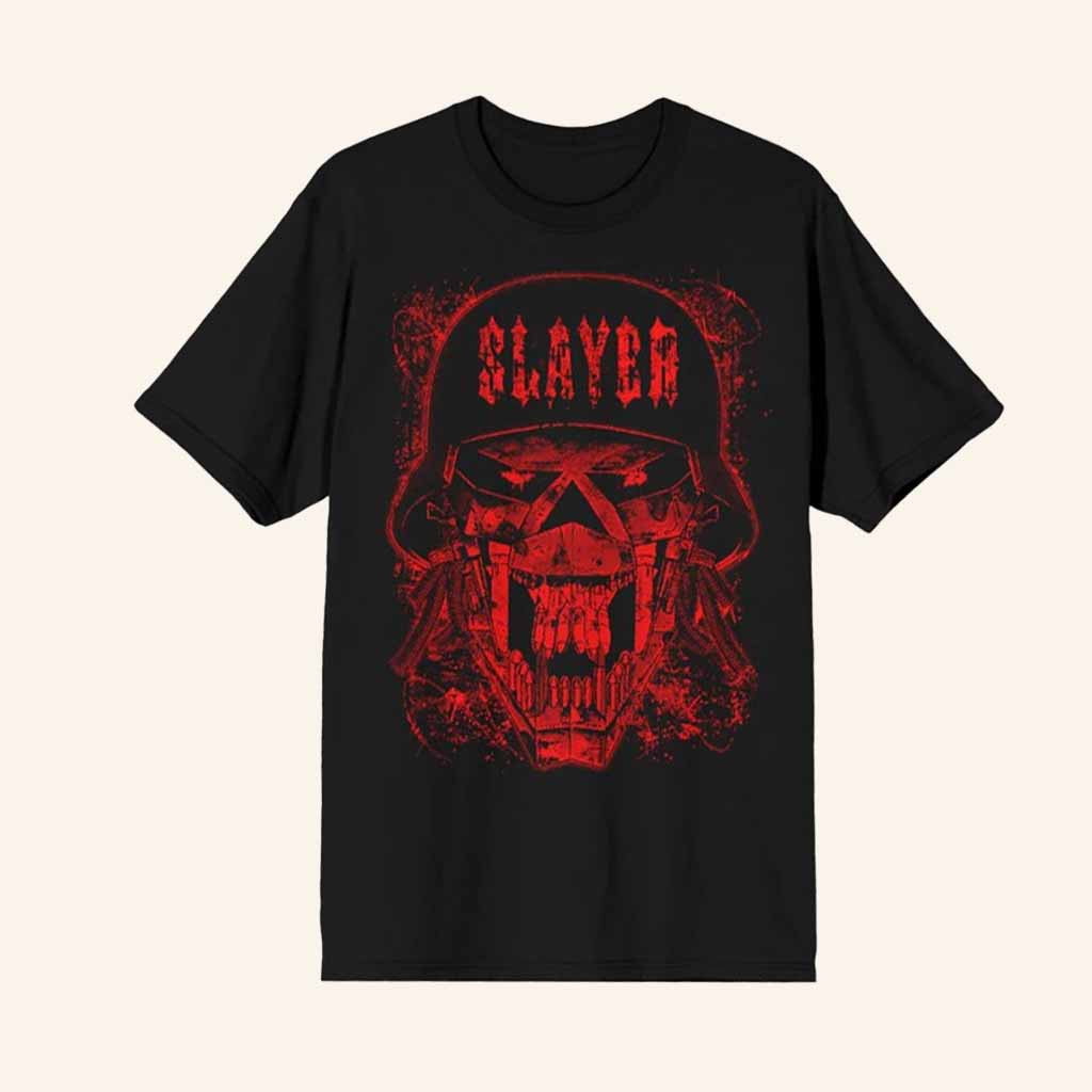 Slayer Merch Slayer Skull Black T-Shirt Halloween Gifts For Boyfriend Slayer Merch Slayer Skull Black T-Shirt Halloween Gifts For Boyfriend