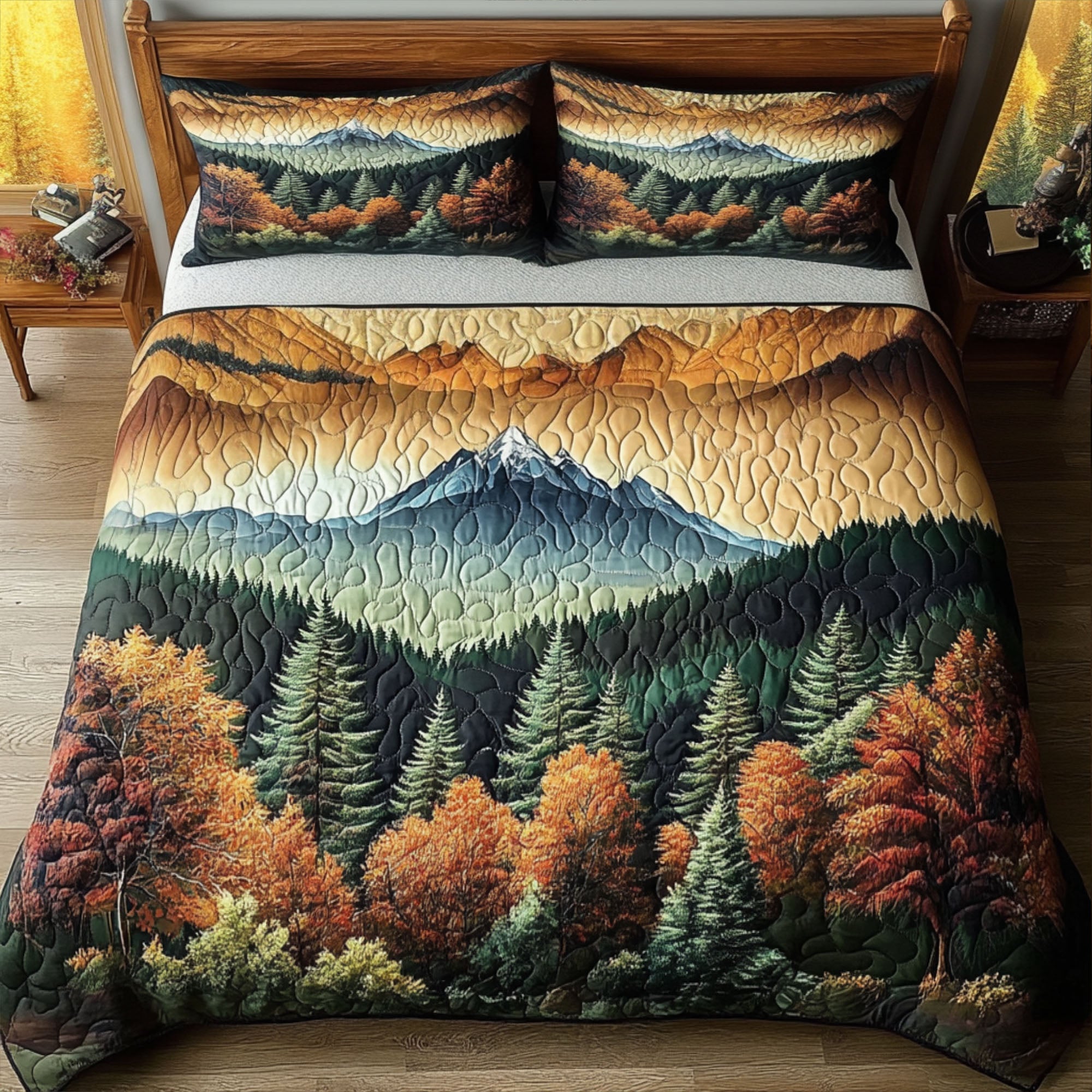 Smoky View Quilted Bedding Set Duvet Cover Bed Sheet Set Good Christmas Gifts For Girlfriend Smoky View Quilted Bedding Set Duvet Cover Bed Sheet Set Good Christmas Gifts For Girlfriend