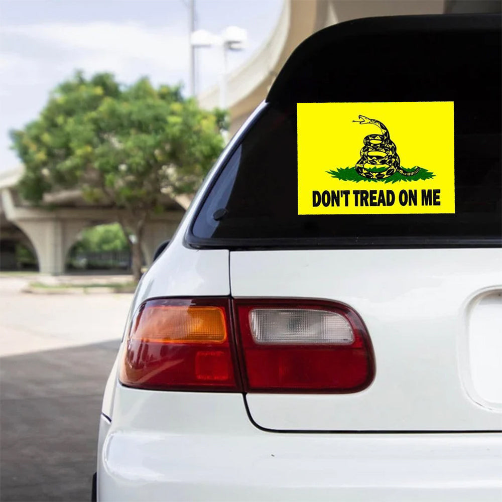 Snake Don't Tread On Me Car Stickers Gadsden Flag Patriotic Car Decal Pro Gun Rights Merch Snake Don't Tread On Me Car Stickers Gadsden Flag Patriotic Car Decal Pro Gun Rights Merch