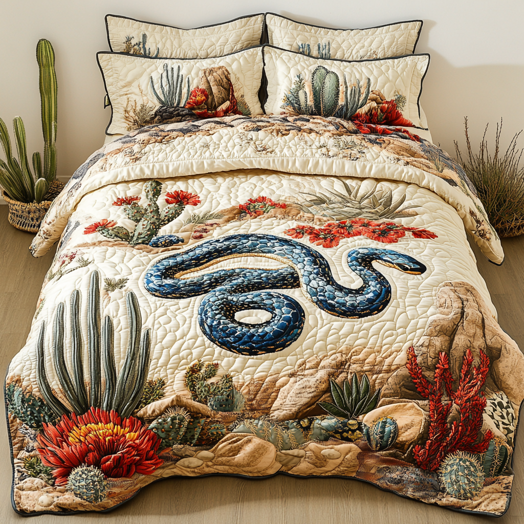 Snake Tracks Quilted Bedding Set Duvet Cover Bedspread Brother And Sister Christmas Gifts Snake Tracks Quilted Bedding Set Duvet Cover Bedspread Brother And Sister Christmas Gifts