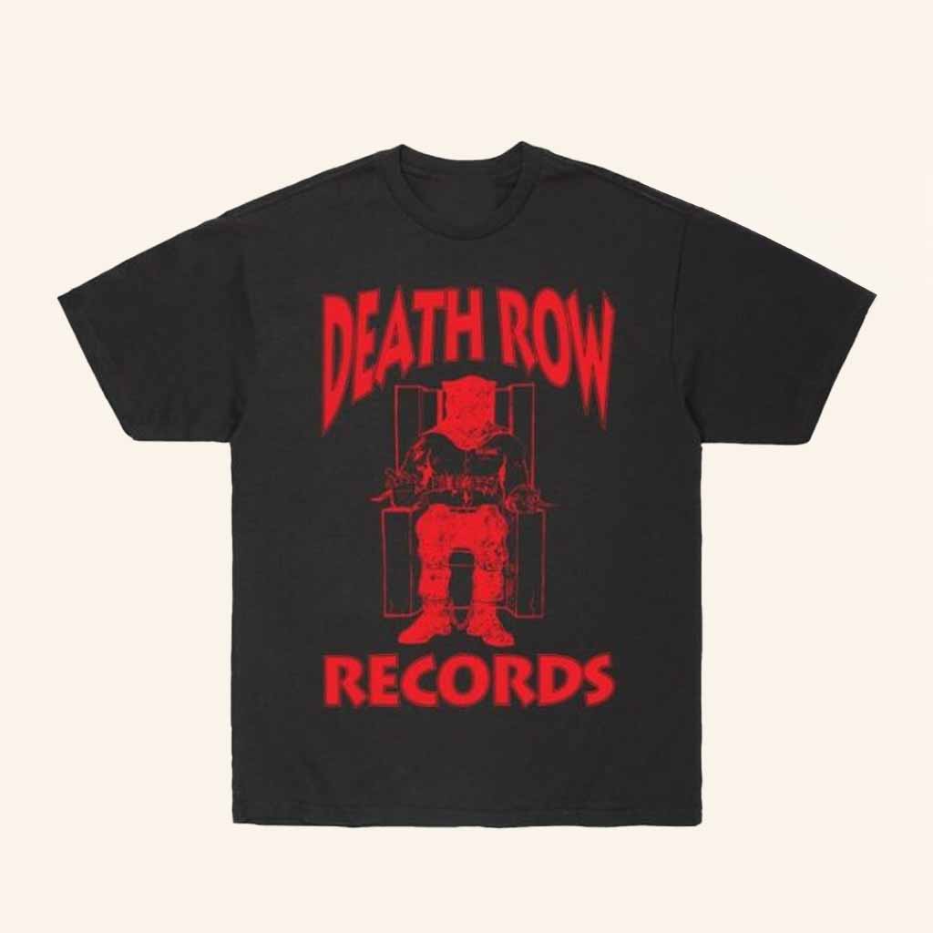 Snooper Market Merch Death Row Records Logo T-Shirt Music Lover Gifts For Him
