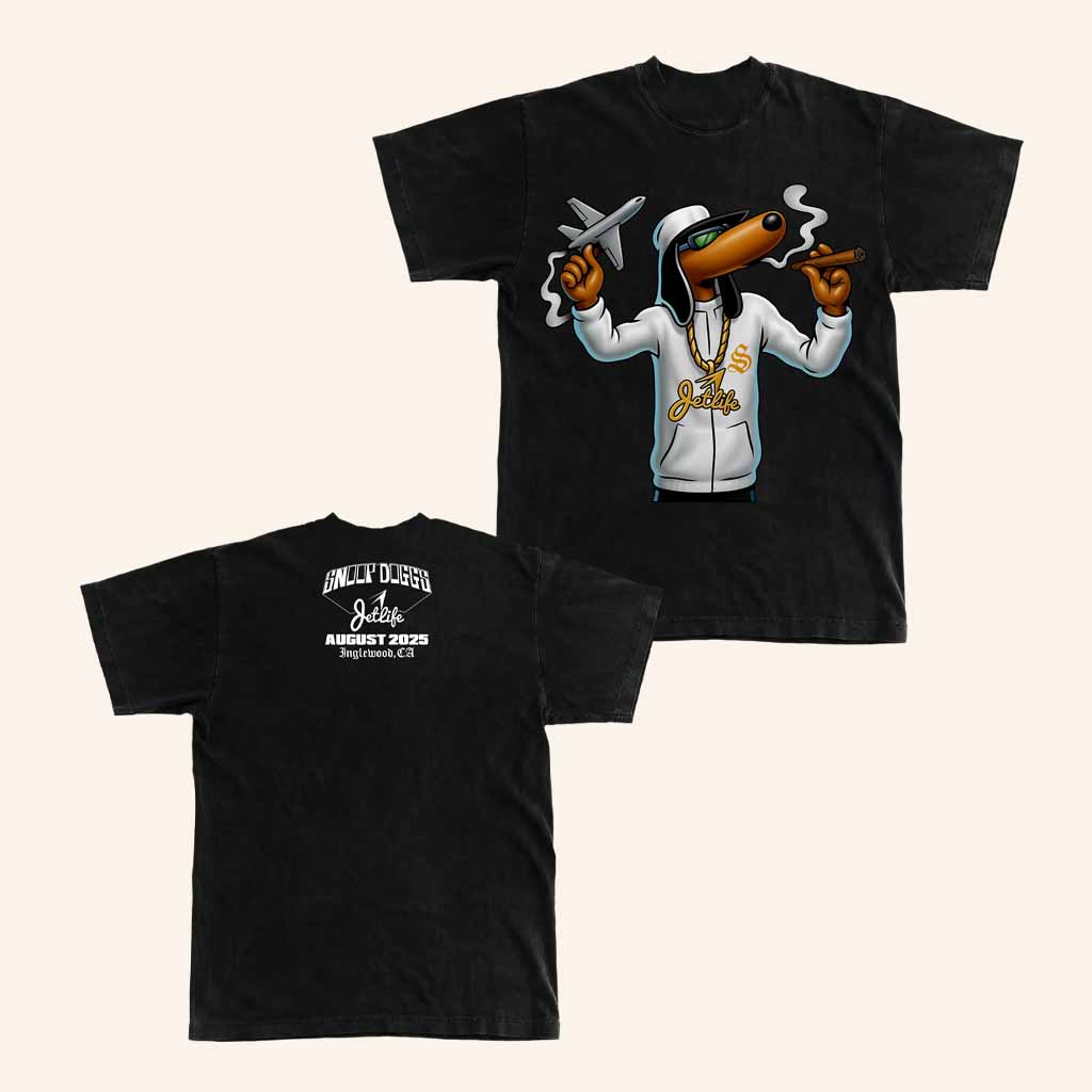 Snooper Market Merch Snoopy's X Jet Life Collaboration T-Shirt Cool Gifts For Music Lovers Snooper Market Merch Snoopy's X Jet Life Collaboration T-Shirt Cool Gifts For Music Lovers