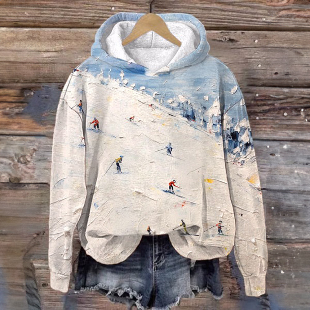 Snow Ski Hoodie 3D Print Clothing Best Gift Ideas For Ski Lovers Snow Ski Hoodie 3D Print Clothing Best Gift Ideas For Ski Lovers