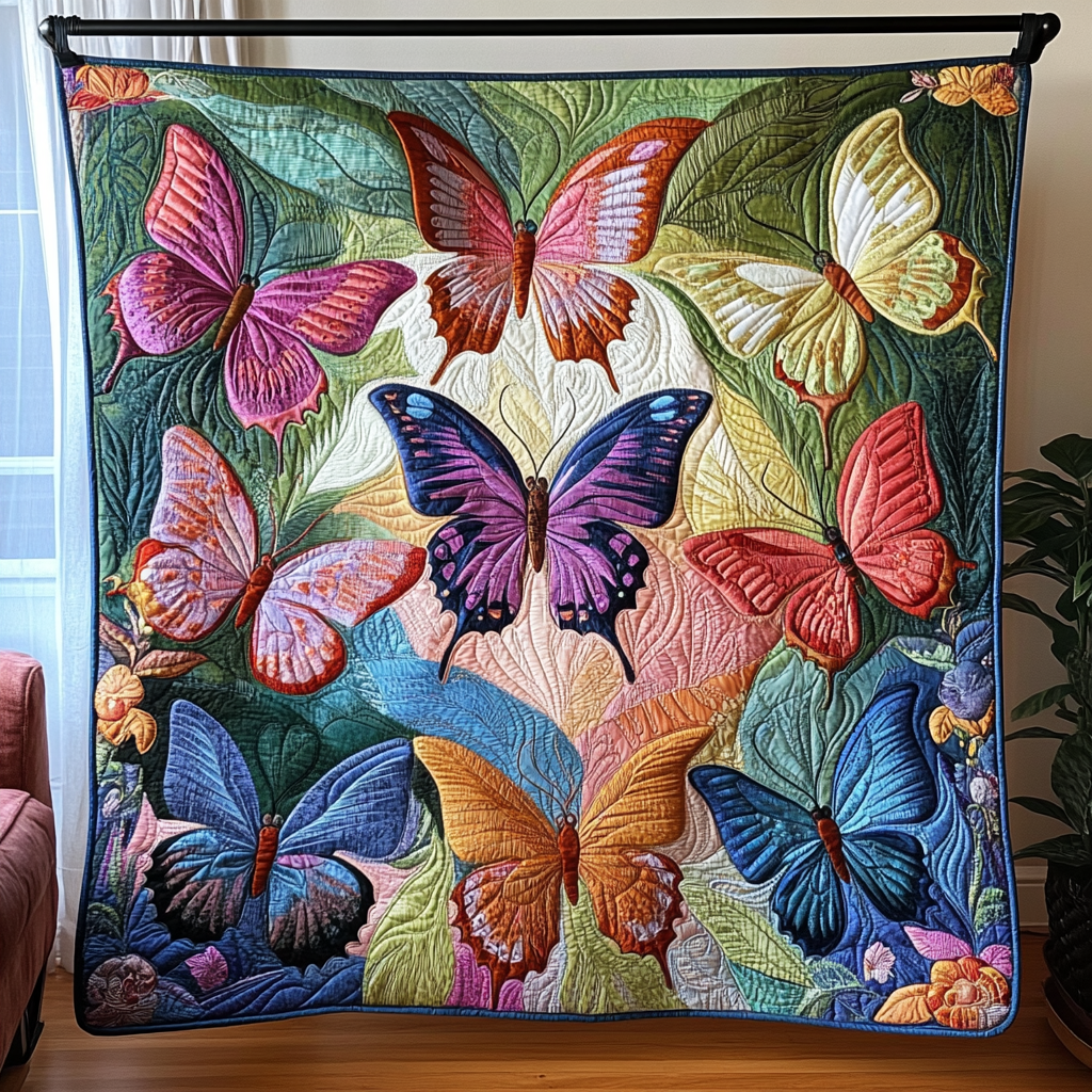 Soft Breeze Quilted Blanket Sofa Throw Blanket Cool Gifts For Butterfly Lovers Soft Breeze Quilted Blanket Sofa Throw Blanket Cool Gifts For Butterfly Lovers