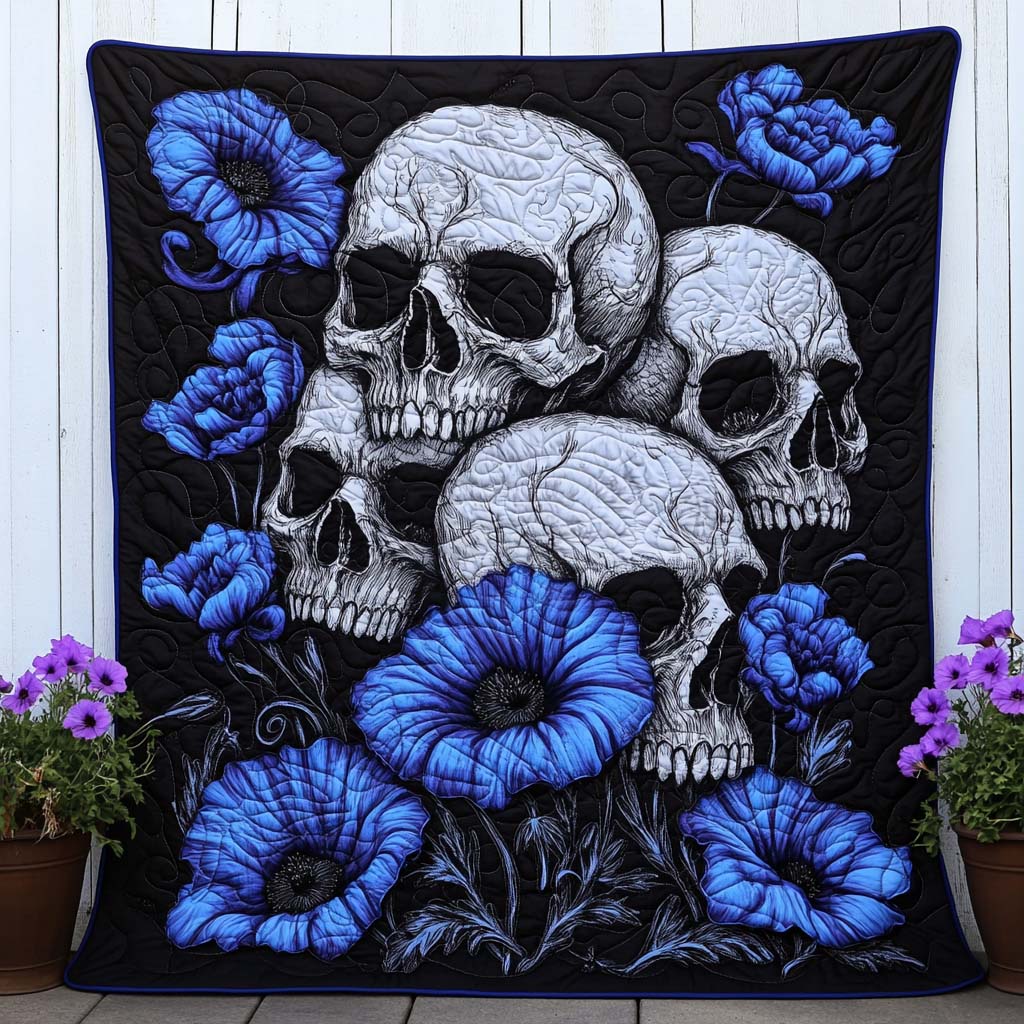 Souls of Four Quilted Blanket Nice Throw Blanket Sugar Skull Items For Gifts Souls of Four Quilted Blanket Nice Throw Blanket Sugar Skull Items For Gifts