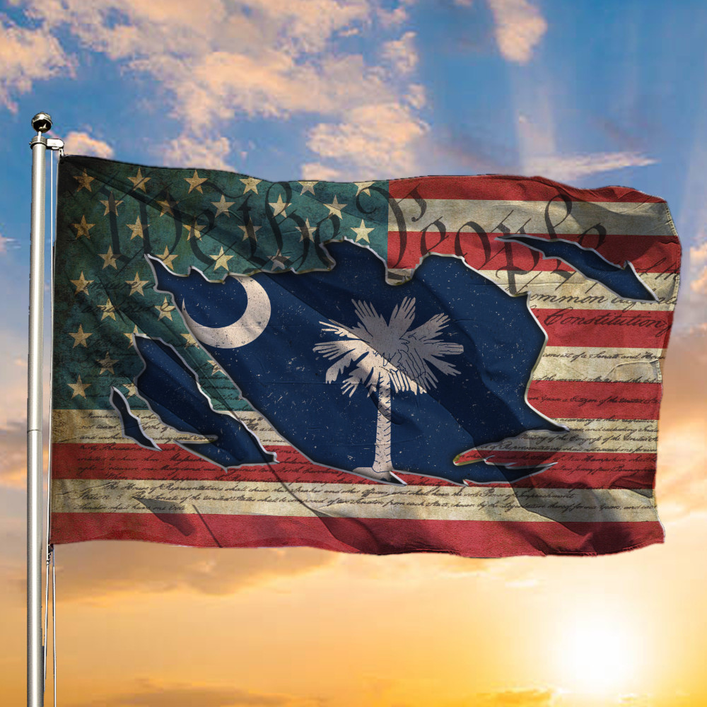 South Carolina Flag We The People American Flag Proud South Carolina Patriotic Decor Ideas South Carolina Flag We The People American Flag Proud South Carolina Patriotic Decor Ideas