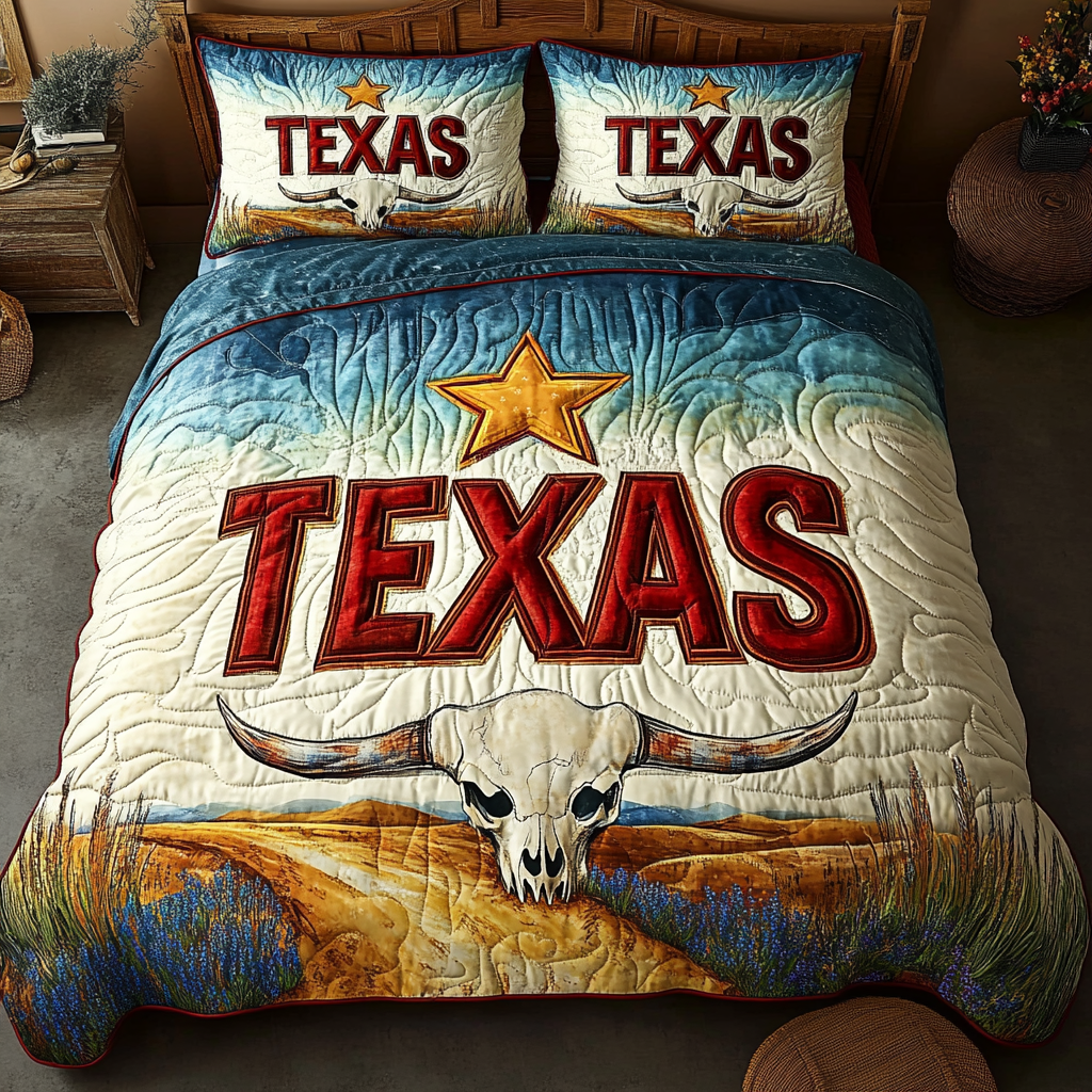 Southern Texas Quilted Bedding Set Duvet Cover Bedspread Texas Gift Ideas Southern Texas Quilted Bedding Set Duvet Cover Bedspread Texas Gift Ideas