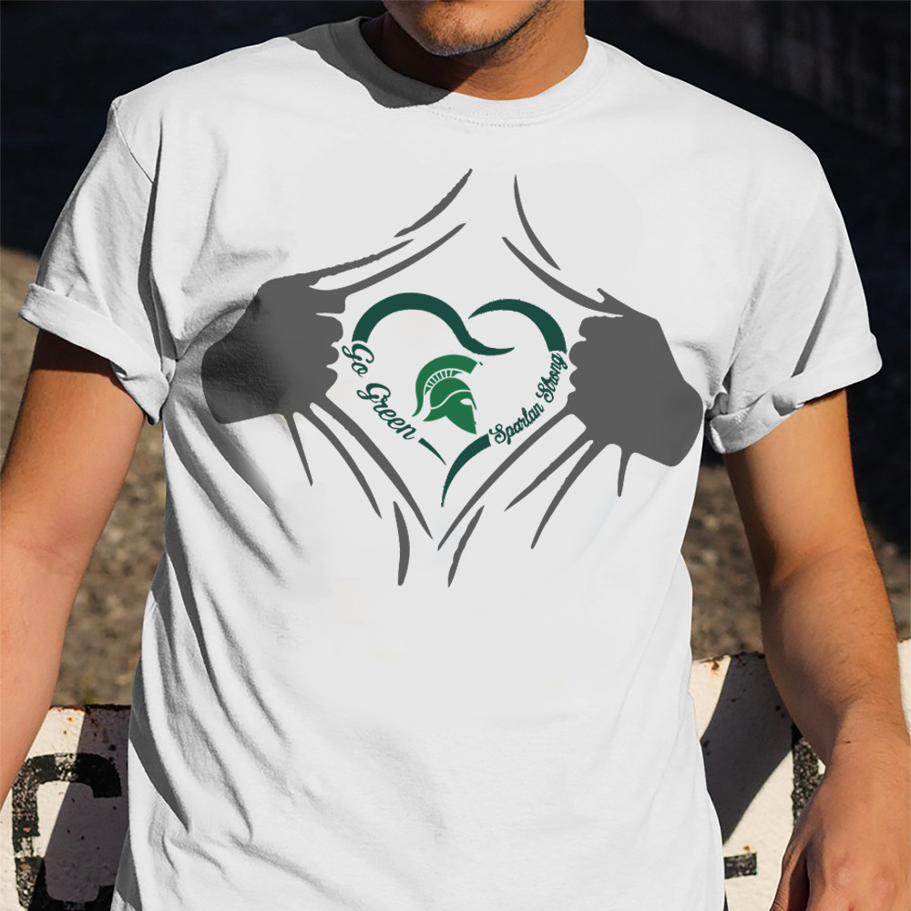 Spartan Strong Shirt Go Green Spartan Strong Michigan State University T-Shirt Apparel Spartan Strong Shirt Go Green Spartan Strong Michigan State University T-Shirt Apparel