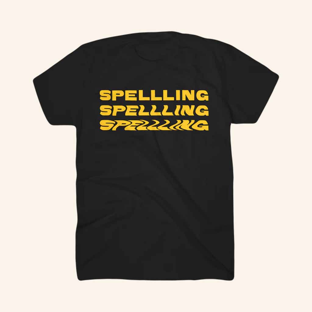 Spellling Merch Spellling Black T-Shirt Birthday Gifts For Music Lovers Spellling Merch Spellling Black T-Shirt Birthday Gifts For Music Lovers