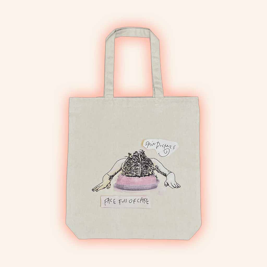 Spin Doctors Merch Face Full Of Cake Tote Bag Presents For Music Lovers