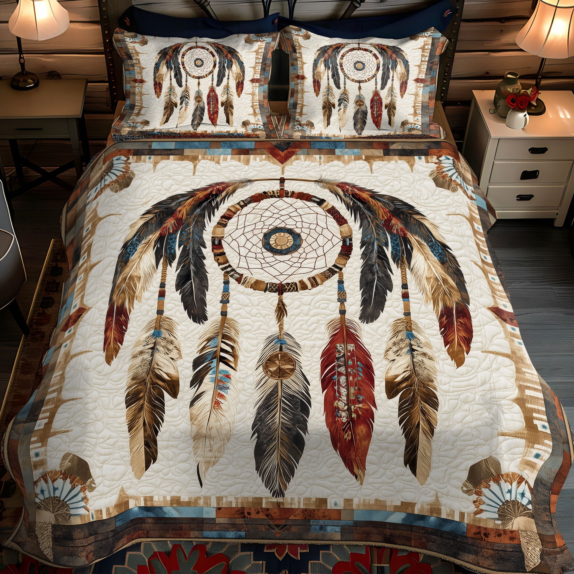 Spirit Dreamer Quilted Bedding Set Duvet Cover Merch Awesome Native American Gifts Spirit Dreamer Quilted Bedding Set Duvet Cover Merch Awesome Native American Gifts
