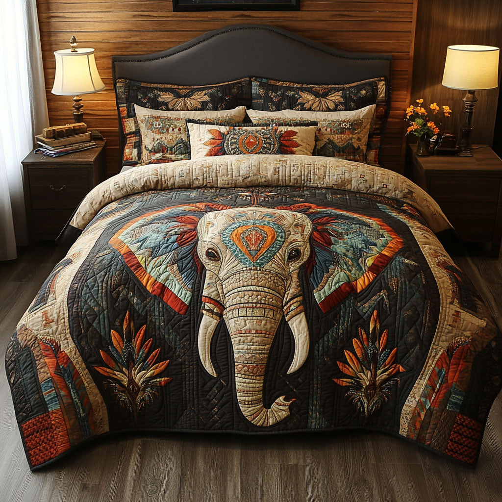Spirit of the Elephant Quilted Bedding Set Duvet Cover Merch Cactus Inspired Gifts Spirit of the Elephant Quilted Bedding Set Duvet Cover Merch Cactus Inspired Gifts