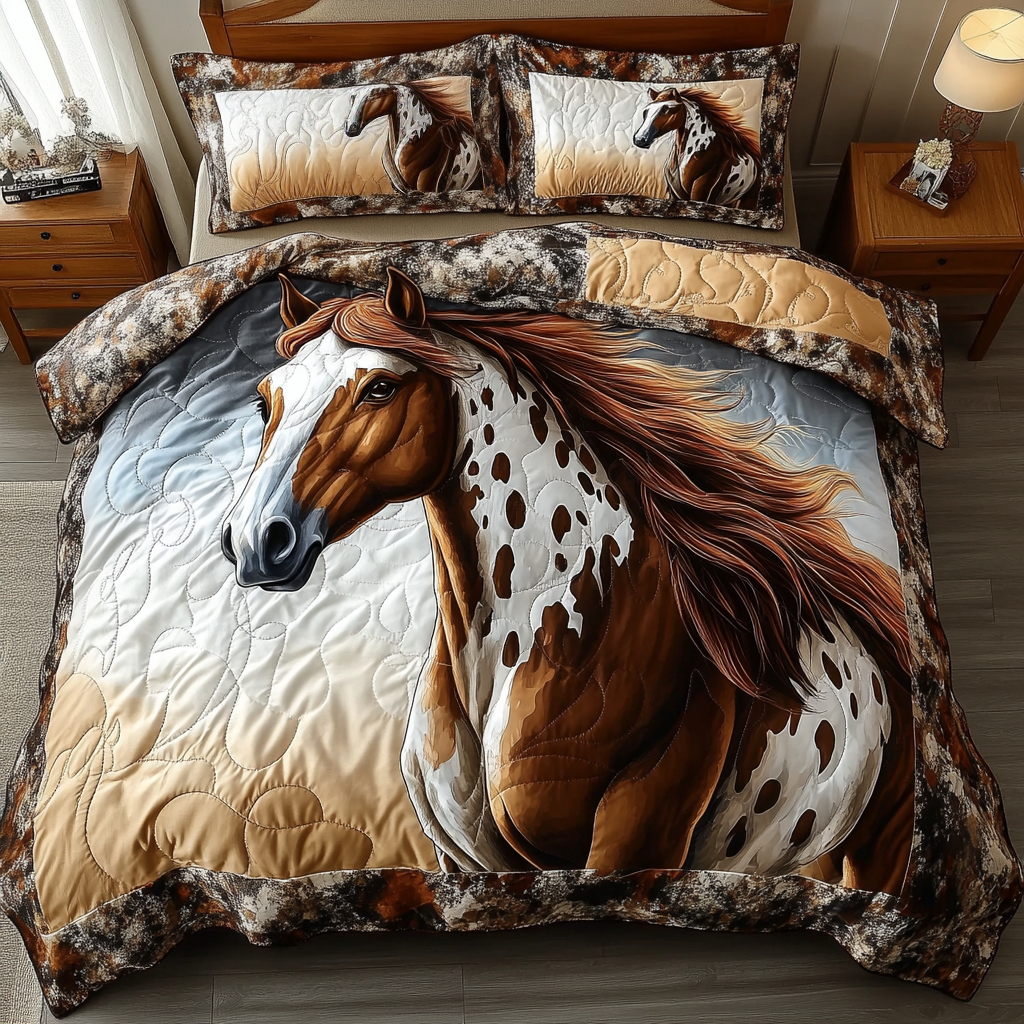 Spirit Steed Quilted Bedding Set Duvet Cover Bed Sheet Set Gifts To Get Horse Lovers Spirit Steed Quilted Bedding Set Duvet Cover Bed Sheet Set Gifts To Get Horse Lovers