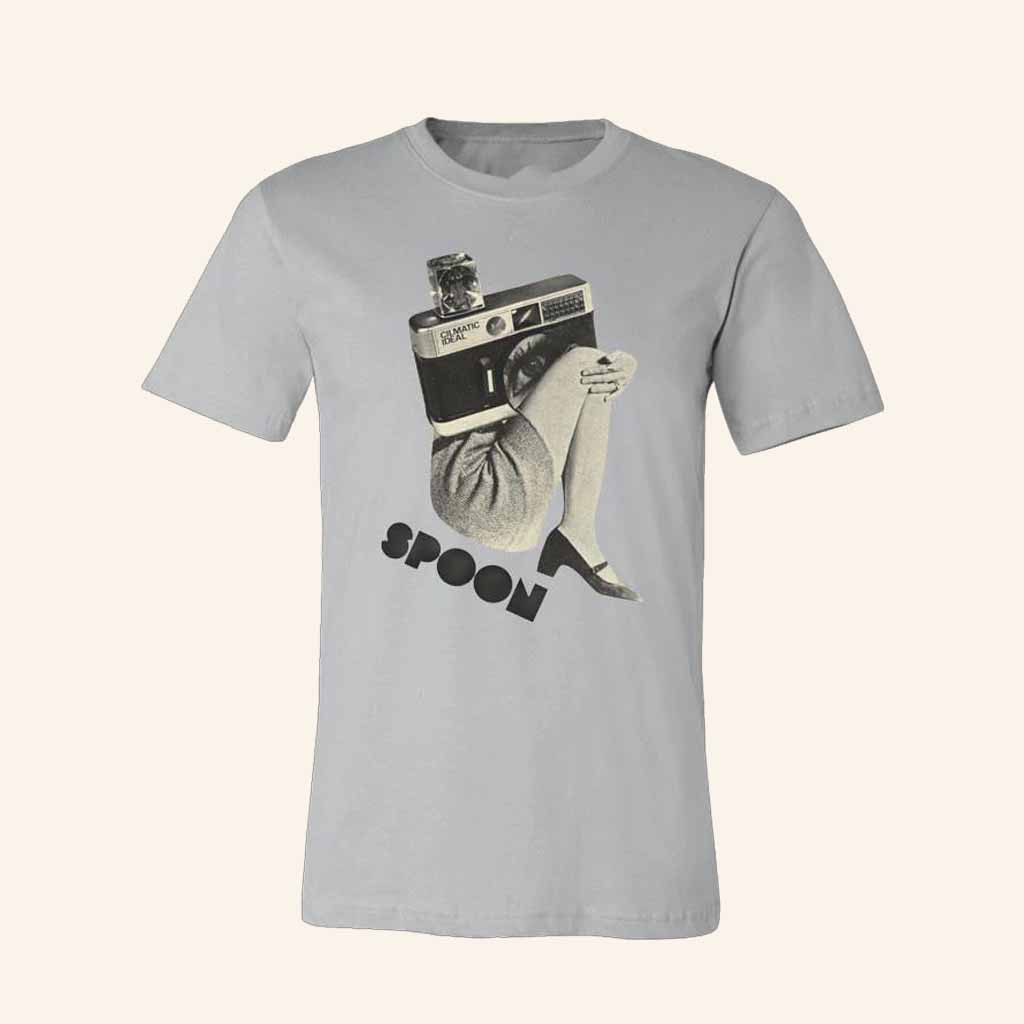 Spoon Merch Camera T-Shirt Christmas Gifts For Rock Music Lovers Spoon Merch Camera T-Shirt Christmas Gifts For Rock Music Lovers