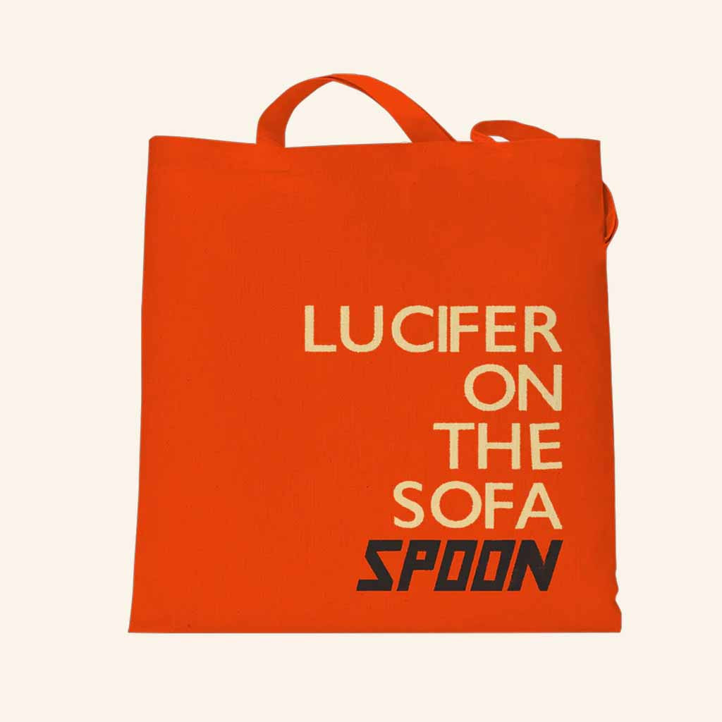Spoon Merch Lucifer On The Sofa Tote Bag Unique Gift For Girlfriend Spoon Merch Lucifer On The Sofa Tote Bag Unique Gift For Girlfriend