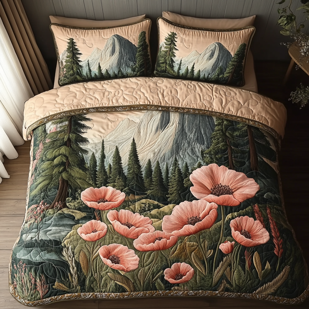 Spring in Yosemite Quilted Bedding Set Duvet Cover Bedspread Nana Christmas Gifts Spring in Yosemite Quilted Bedding Set Duvet Cover Bedspread Nana Christmas Gifts