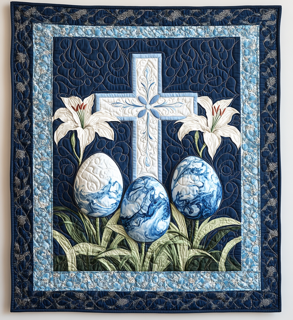 Spring Renewal Quilted Blanket Cute Colorful Blanket Unique Easter Gifts Spring Renewal Quilted Blanket Cute Colorful Blanket Unique Easter Gifts