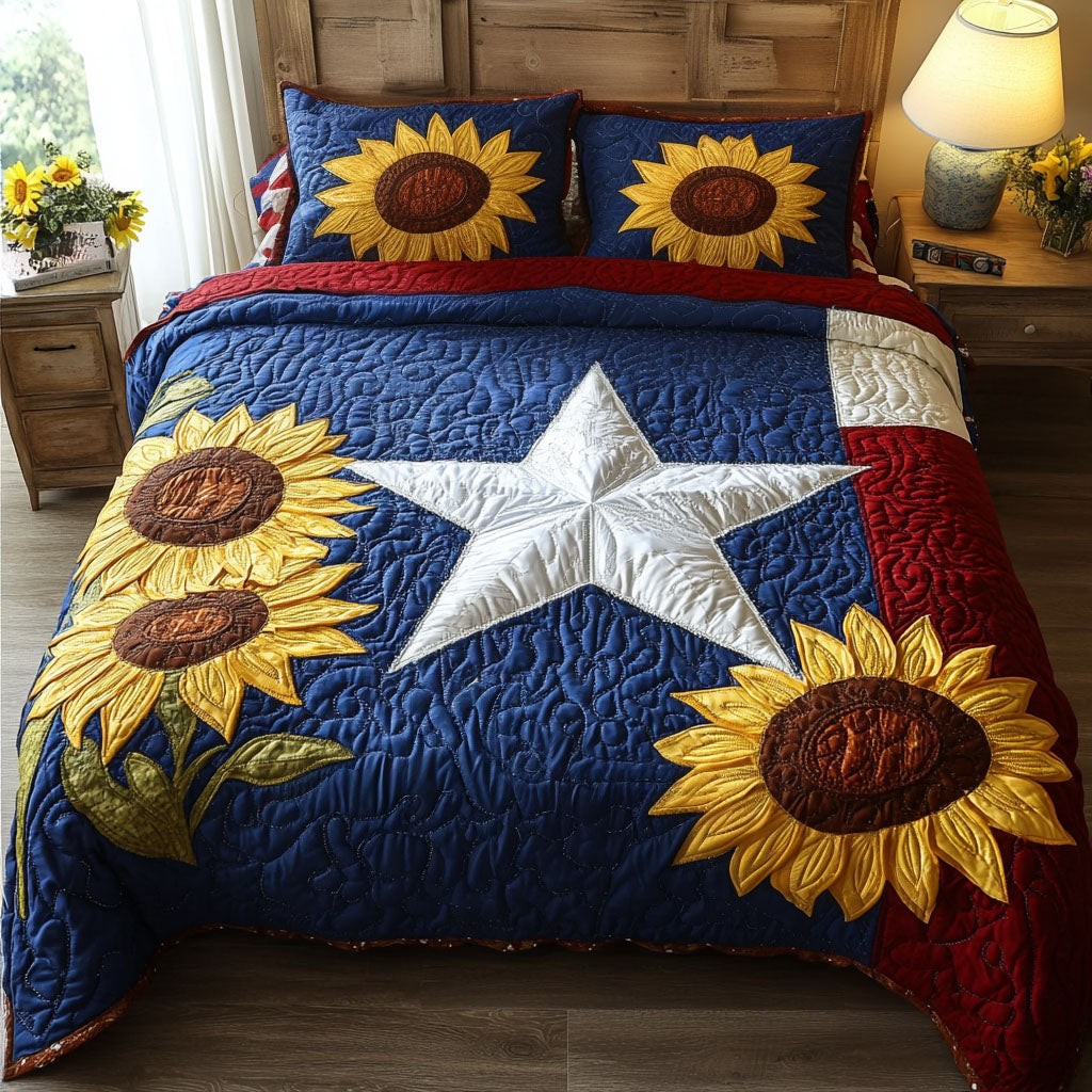Star and Sunflowers Quilted Bedding Set Duvet Cover Bedspread Sunflower Birthday Gifts Star and Sunflowers Quilted Bedding Set Duvet Cover Bedspread Sunflower Birthday Gifts