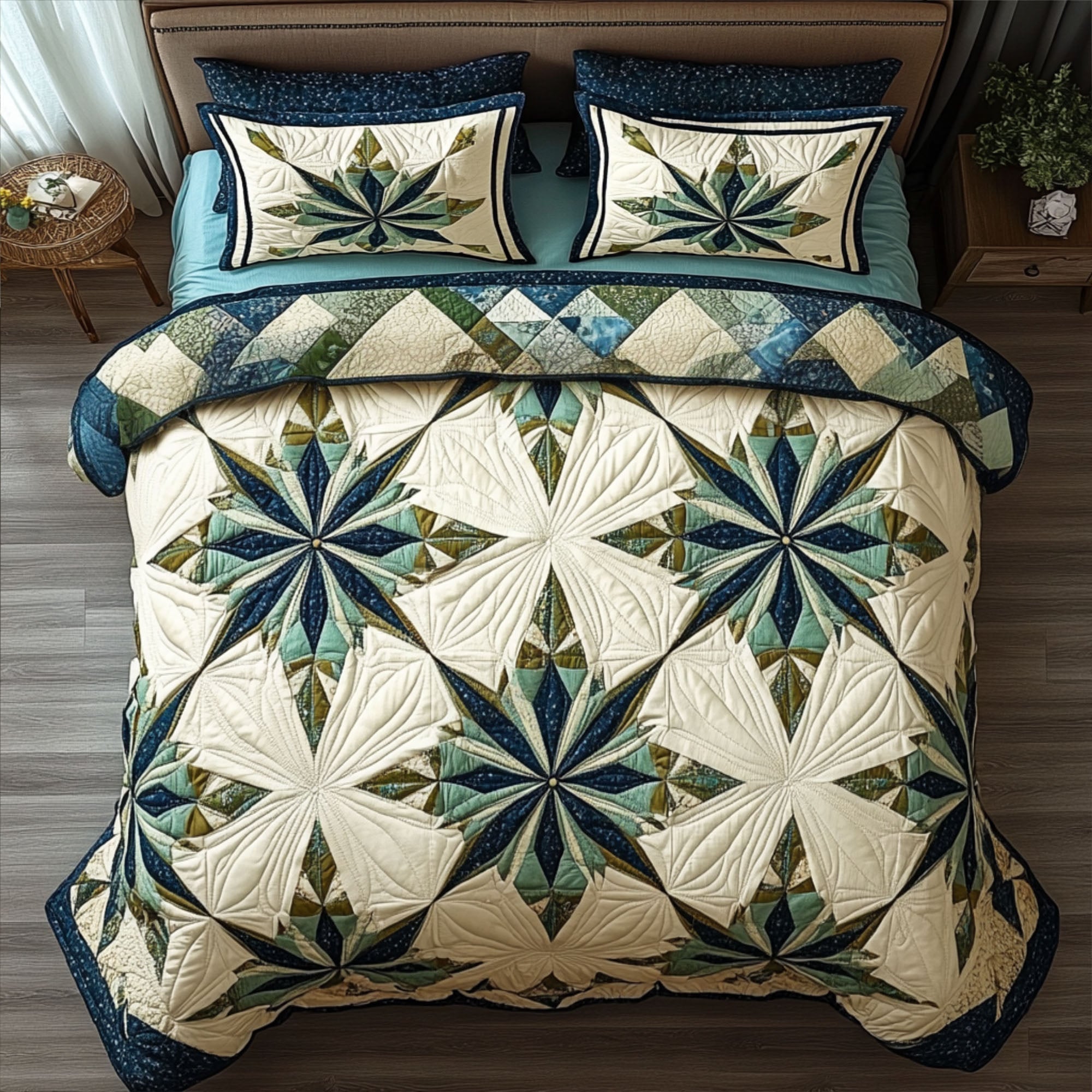 Star of Heritage Quilted Bedding Set Duvet Cover Bedspreads Stocking Stuffers For Young Men Star of Heritage Quilted Bedding Set Duvet Cover Bedspreads Stocking Stuffers For Young Men